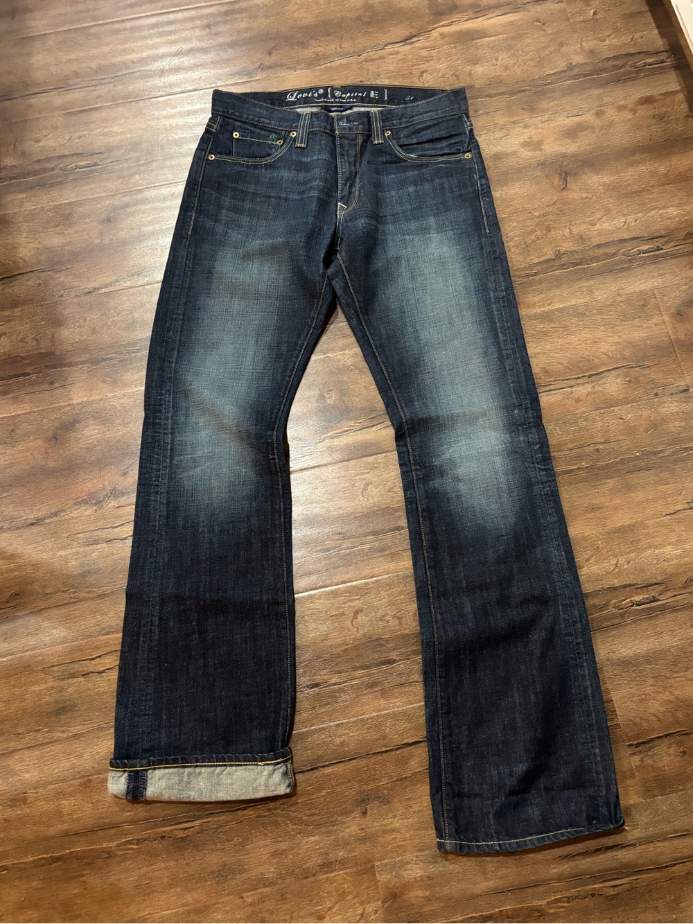 Levi's Capital E Bootcut Hesher Boot Jeans 100% cotton Unisex NWT size 31x34 USA